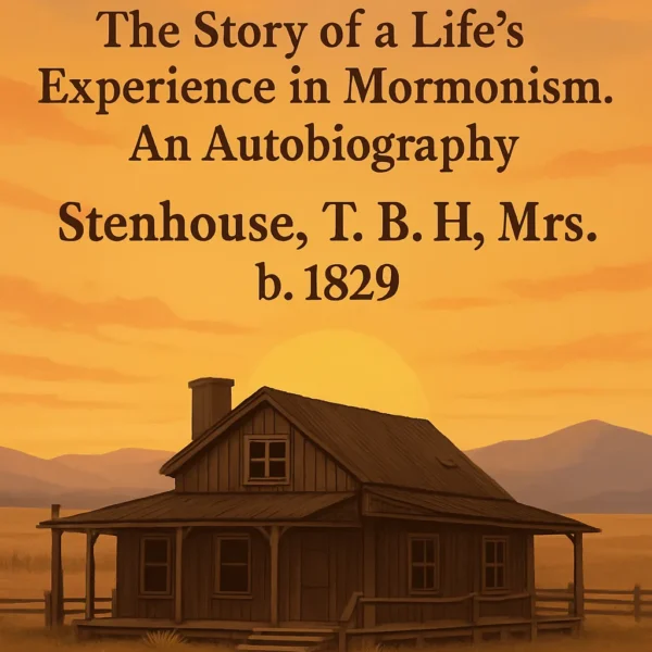 ''Tell It All'': The Story of a Life's Experience in Mormonism