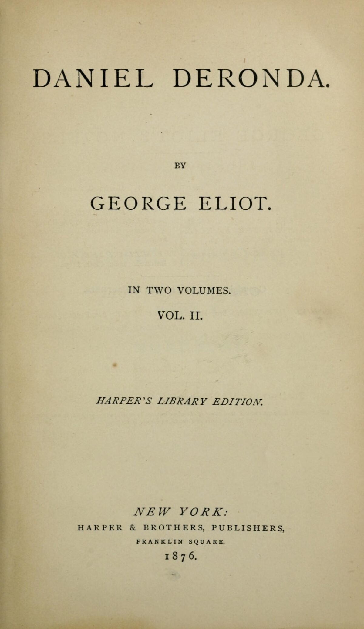 Daniel Deronda - Image 1