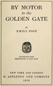 By motor to the Golden Gate